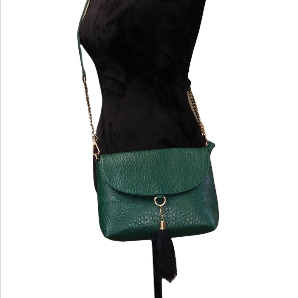 Nila Anthony Emerald Green Crossbody Bag
